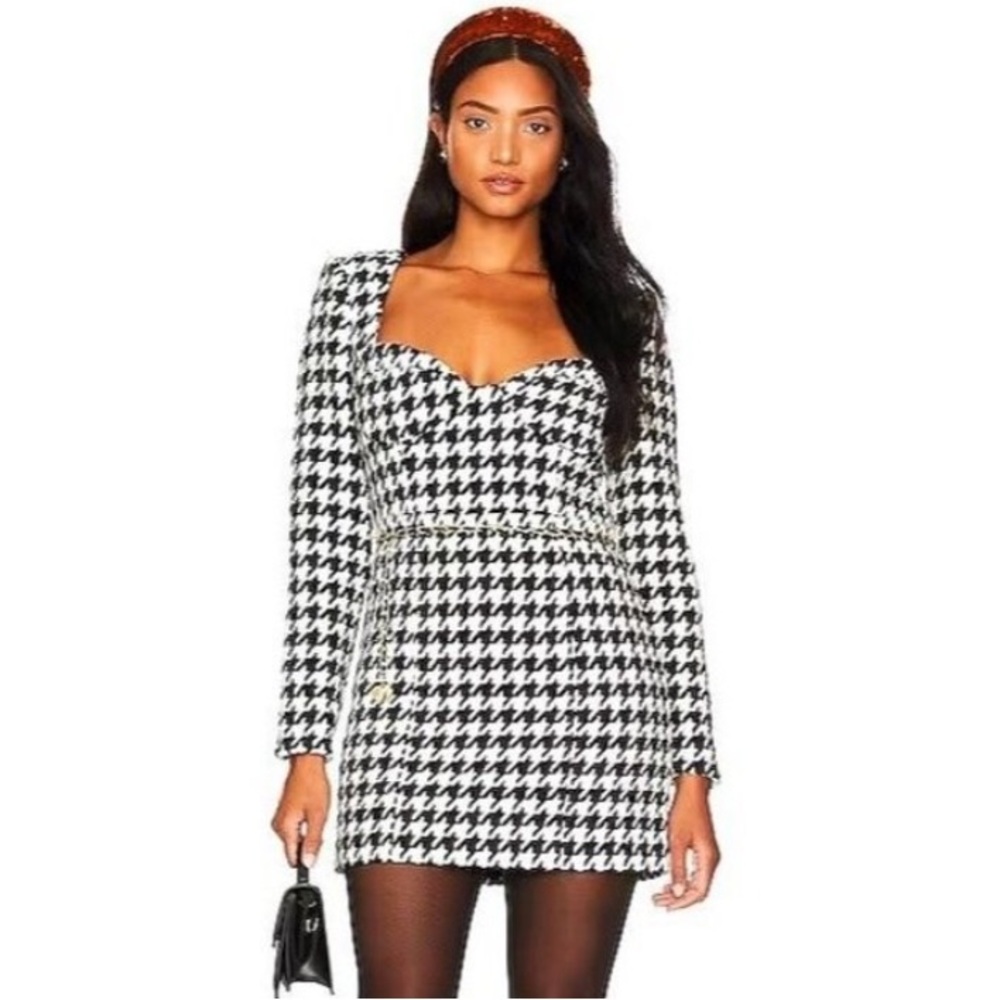Revolve Assignment Blair Houndstooth Dress
